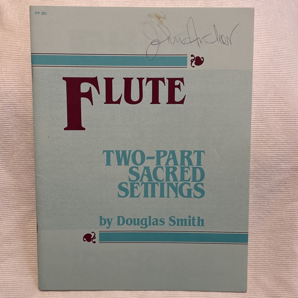 Flute Two-Part Sacred Settings Songbook by Douglas Smith - Paperback Sheet Music